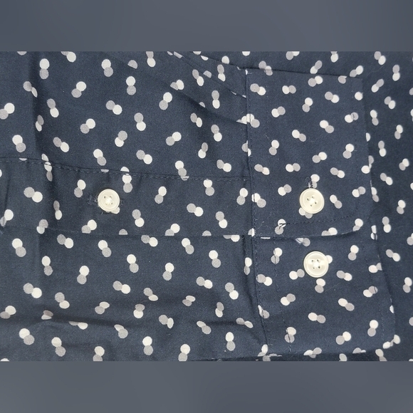 Julian & Mark Men's Large Ryan Geo Dot Print Long Sleeve Button Up … - Picture 5 of 13